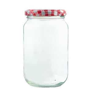 378ml (1lb) Glazen Jam Pot