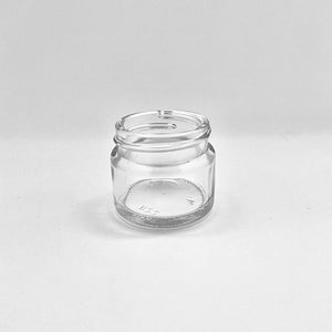 15ml White Flint Glass Squat Jar