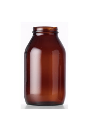 500ml Amber Poeder Glazen Pot