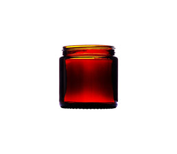 120ml Amber Glass Squat Pot