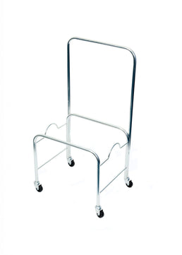 Metalen mobiele winkelmandstapelaars voor mandopslag