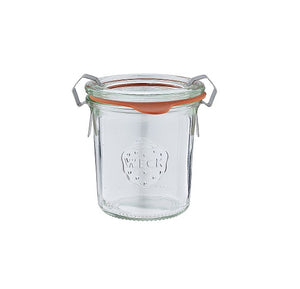 140ml Glazen Weckpot met Deksel, Ring en Klemmen