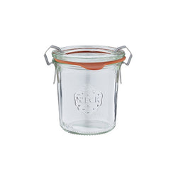 140ml Glazen Weckpot met Deksel, Ring en Klemmen