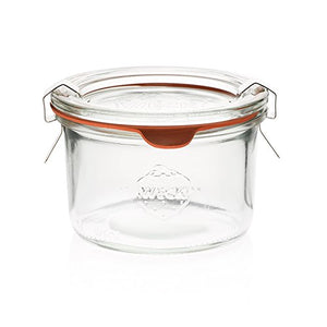 200ml Glazen Weckpot met Deksel, Ring en Klemmen