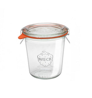 290ml Glazen Weckpot met Deksel, Ring en Klemmen